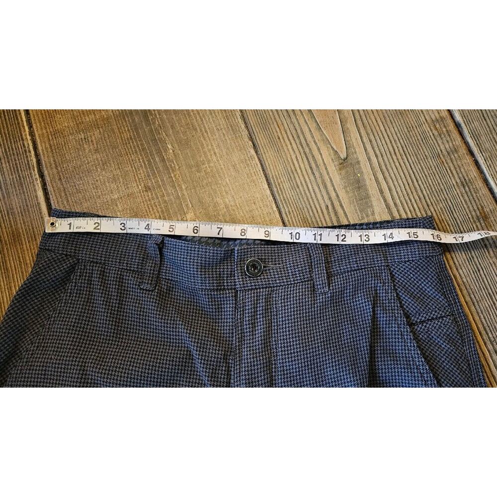 Lululemon Shorts Mens Size 34 Gray Black Kahuna Houndstooth Chino 10 Inch Inseam - Picture 12 of 14